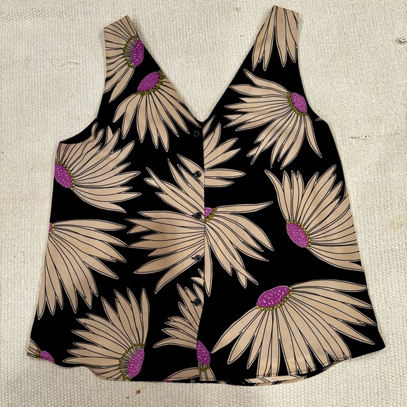 Kate Spade New York Falling Flower Sleeveless Top XXL - Picture 4 of 8